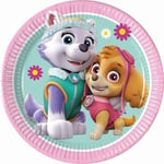 Yksittäiset paperilautaset 19,5 cm, 8 kpl "Paw Patrol (Ryhmä Hau) Skye & Everest" 93492