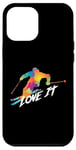 Coque pour iPhone 12 Pro Max Slalom Ski Sports d'hiver Montagne Poudre Day