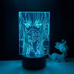 WJ Anime 3D-lampa Code Geass för sovrumsdekor nattlampa födelsedagspresent Manga Code Geass LED-nattlampa sänglampa