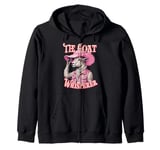 The Goat Whisperer Goat Lover Cute Cowgirl Country Farm Girl Zip Hoodie