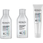 Redken Acidic Bonding Concentrate Trio Set Shampoo 300 ml + Conditioner Leave-In Treatment 150