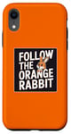 iPhone XR Follow the Orange Rabbit - Bitcoin Cryptocurrency Crypto Case