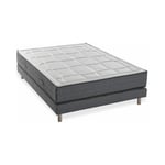 Les Tendances - deko dream Ensemble matelas + sommier 160x200 cm - Mousse memoire - 28cm - 5 zones - Ferme - hotel premium lux