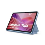 Lenovo Tablette | Écran Full HD 10,1" | MediaTek G85 | 4 Go de RAM | 64 Go eMMC | Android 14 | Bleu Polaire | Étui à Rabat Inclus