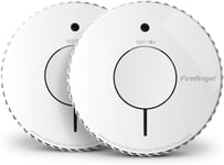 FireAngel Optical Smoke Alarm 2-Pack - FA6620 10-Year Battery Smoke Alarms for -