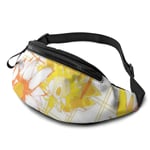 XCNGG Sac de taille en cours d'exécution Sac de taille de loisirs Sac de taille Sac de taille de mode Sunflower Lattice Fanny Packs for Women and Men Waist Bag Adjustable Belt for Outdoors Workout, Tr