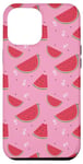 Coque pour iPhone 13 Pro Max Modèle sans couture de fruits de pastèque, été, melon d'eau