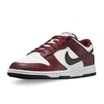 Nike Homme Dunk Low Sneaker, Dark Team Red Black Summit White, 44.5 EU