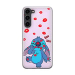 ERT GROUP Coque de téléphone Portable pour Samsung S23 Original et sous Licence Officielle Disney Motif Stitch 017 Parfaitement adapté à la Forme du téléphone Portable, Coque en TPU