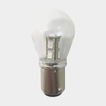 1852-Marine 1852 LED-lanternlampa BAY15D Ø25x48mm 10-36Vdc grön, 2 st