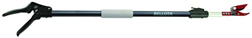 Bellota 3612 - Ciseaux Télescopiques Longue Portée pour Jardinage - Outil de Récolte pour Coupes de Diamètre de 10 mm - Avec Manche Extensible de 1 Mètre à 1,5 m