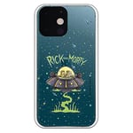 Personalaizer Coque pour iPhone 13 Mini - Rick y Morty UFO