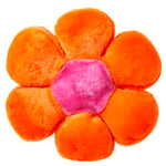 andiamo Coussin décoratif Flower Power - Coussin décoratif pour Chambre à Coucher - Coussin Floral Moelleux - 30 cm - À Utiliser comme Coussin de canapé ou Coussin Douillet, 30 cm - Orange/Rose