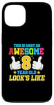 Coque pour iPhone 13 Voici à quoi ressemble un enfant génial de 8 ans : 8e anniversaire