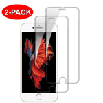 2-Pack - iPhone 6/6s/7/8/SE(2020) Härdat Glas Skärmskydd