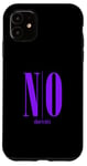 Coque pour iPhone 11 Violet NO raccourcis Violet Graphic