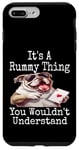 Coque pour iPhone 7 Plus/8 Plus Funny It's A Rummy Thing You Wouldn't Understand Jeu de cartes