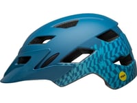 Bell Kask Juniorski Bell Sidetrack Integrated Mips Wavy Checks Matte Blue Roz. Uniwersalny (50–57 Cm) (New 2024)