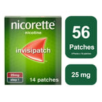 4 x Nicorette Invisi 25mg Patch - 8 Weeks Bundle