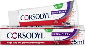 Corsodyl Ultra Clean Toothpaste for Gum Care, 75ml