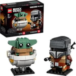 LEGO BrickHeadz Star Wars The Mandalorian & The Child 75317 Building Kit, Fun