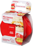 Sistema Microwave Egg Cooker Easy Eggs | Egg Poacher with Steam Release Vent | |