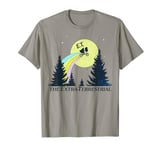 E.T. The Extra-Terrestrial Rainbow Bike Trail Sketch T-Shirt