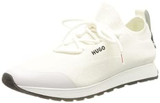 HUGO Femme Icelin_Runn_knrs Basket, Blanc 100, 38 EU