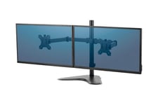 Fellowes Professional Series Free-standing Dual Horizontal Monitor Arm stativ - for 2 skærme - sort