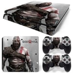 Kit De Autocollants Skin Decal Pour Console De Jeu Ps4 Slim Corps Complet Dieu De La Guerre, T1tn-Ps4slim-1506