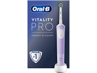 Braun Oral-B Vitality Pro D103, Electric Toothbrush (Violet/White, Lilac Violet)