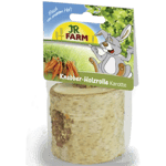 Gulrot Nibbler Wooden Roll 150 g - Smådyr - Aktivisering - JR FARM