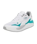 PUMA Unisex Adults' Fashion Shoes MAPF1 X-RAY SPEED Trainers & Sneakers, PUMA WHITE-SPECTRA GREEN-PUMA SILVER, 42.5