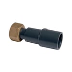 Girpi - Raccord union pvc pression noir droit - f 2' - Femelle ø 63 mm