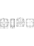 Schneider Electric Abs ind box 107x65x55 lo