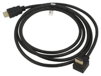 Cable HDCP 2.2 HDMI 2.0 male 270o 2m noir