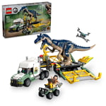 LEGO Jurrasic World Dinosaurieuppdrag: transportbil med allosaurus 76966