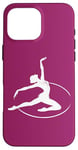 Coque pour iPhone 16 Pro Max Gymnaste rythmique dans un cerceau pour fan de gymnastique rythmique