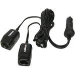 Carpoint - Double prise Allume-Cigare 12V 8A avec 2m cable