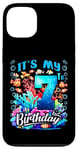 Coque pour iPhone 13 C'est mon septième anniversaire, mon garçon Sea Fish Ocean Animals Aquarium