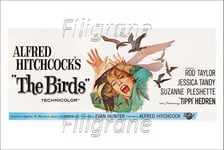 THE BIRDS HITCHCOCK FILM Rtgl - POSTER HQ 50x70cm d'une AFFICHE CINéMA