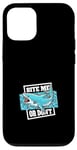 Coque pour iPhone 12/12 Pro Mordez-moi ou ne martelez pas un requin amateur de baleines blanches