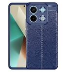 Xiaomi Redmi Note 13 5G      Leather Texture Case    [Navy]