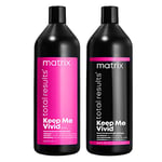 Matrix Keep Me Vivid, Colour Shampoo And Conditioner Set, to Protect Fast-Fading Colour for Colour Treated Hair, Total Results