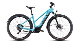 Vtc electrique cube nuride hybrid performance 500 allroad trapeze shimano cues 9v 500 wh 29   bleu swimming pool 2025