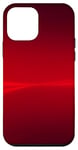 Coque pour iPhone 12 mini Art rouge abstrait minimaliste esthétique