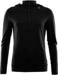 Aclima Lightwool Hoodie W's jet black L