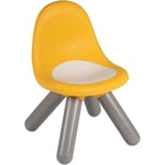 Smoby - Chaise enfant Jaune- Exterieur et Interieur - H27cm - Fabrication fra...