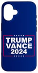 Coque pour iPhone 16 T-SHIRT TRUMP VANCE 2024 REPUBLICAIN TICKET PRÉSIDENTIEL