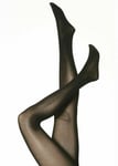 Ladies 1 Pair Falke Strumpfhose Tights Cotton Touch BLACK Size SMALL B512-8